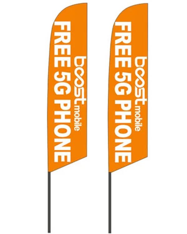 Boost-Mobile-Free-Phone-Feather-Flags-pack-of-2