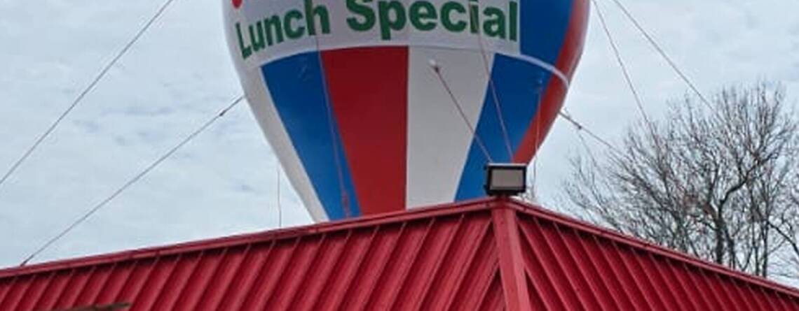 Joe’s Italian Lunch Special 22ft Rooftop Advertising Balloon