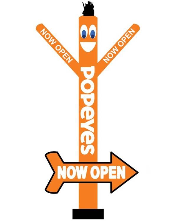 Popeyes-20ft-Air-Dancer Inflatable Tubman