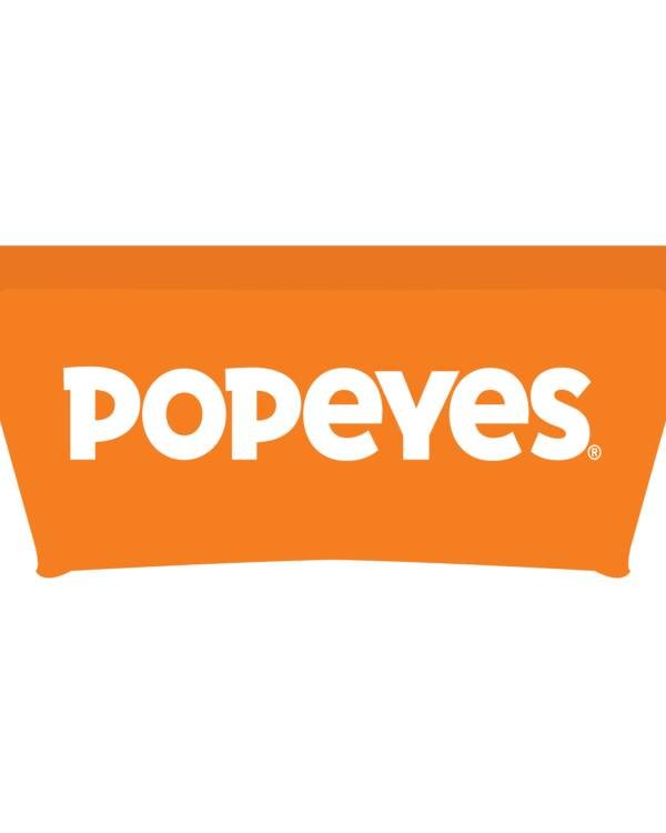6FT Popeyes Advertising Table Cover