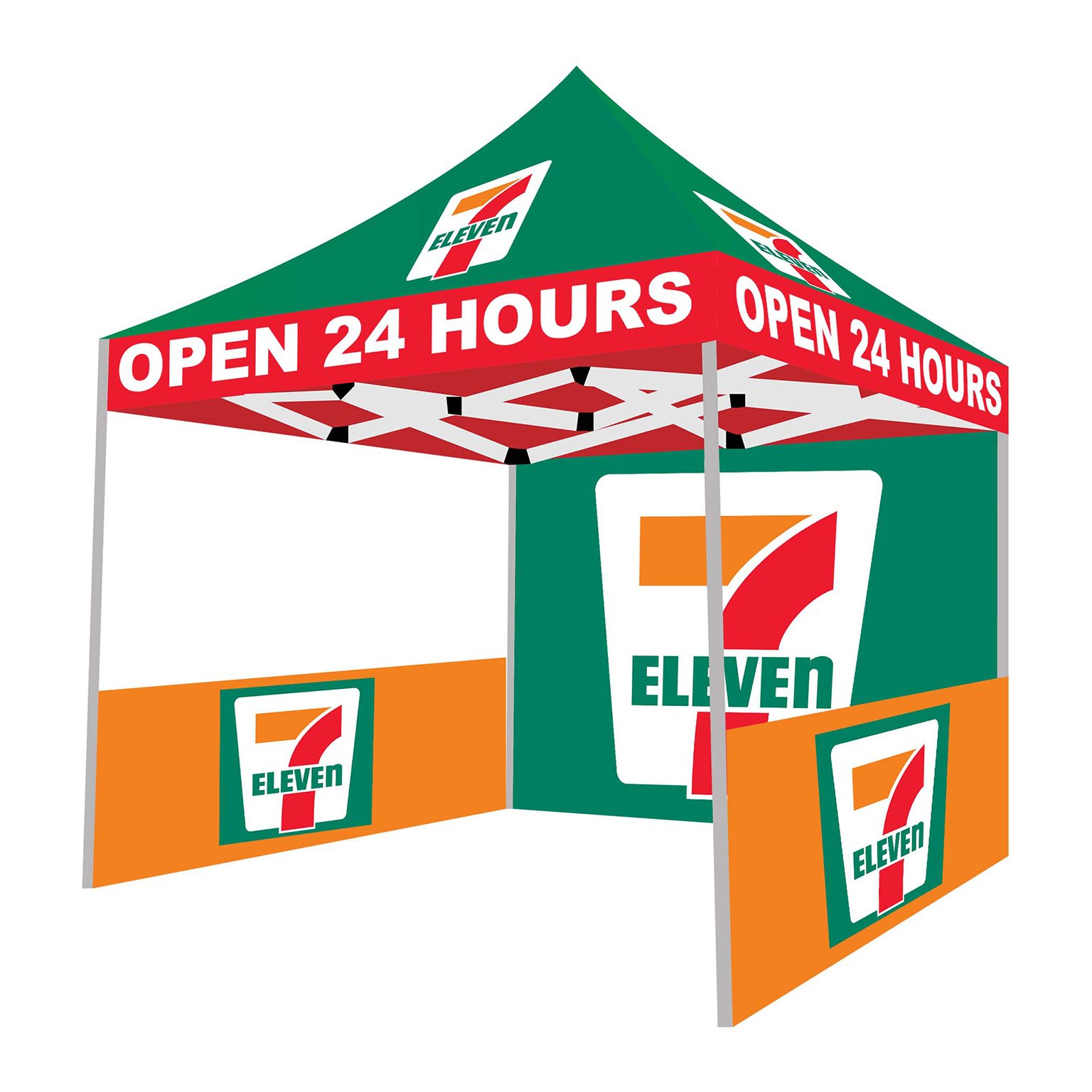 7-Eleven 10×10 Outdoor Advertising Canopy Tent