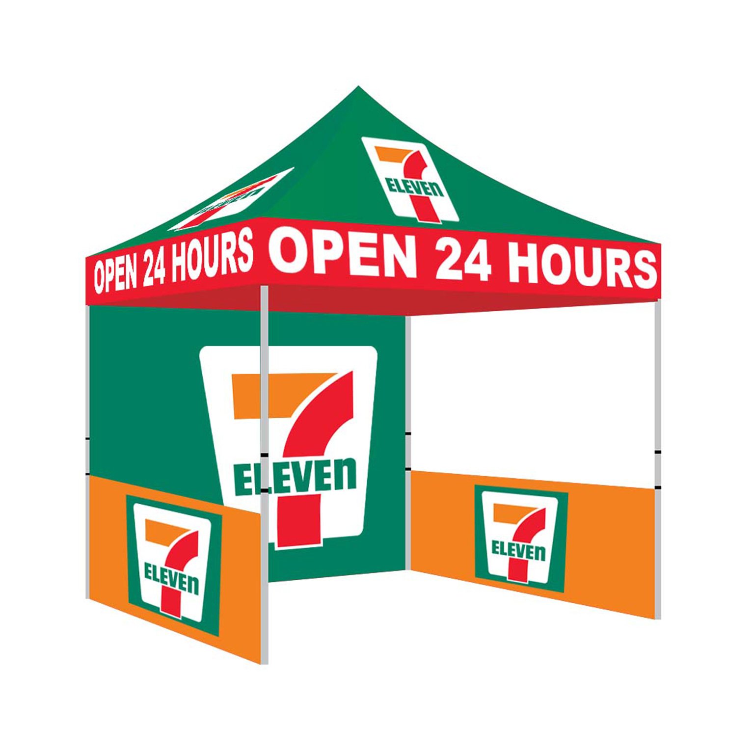 7-Eleven 10×10 Outdoor Advertising Canopy Tent