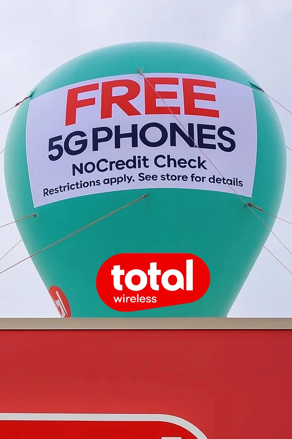 22ft Total Wireless rooftop balloon