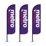 12ft Metro by T-Mobile Feather Flags – 3-Pack