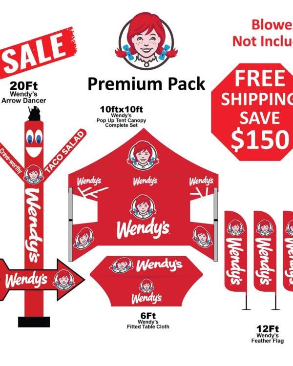Wendy’s Outdoor Advertising Premium Pack Deal With 10x10 Canopy Tent