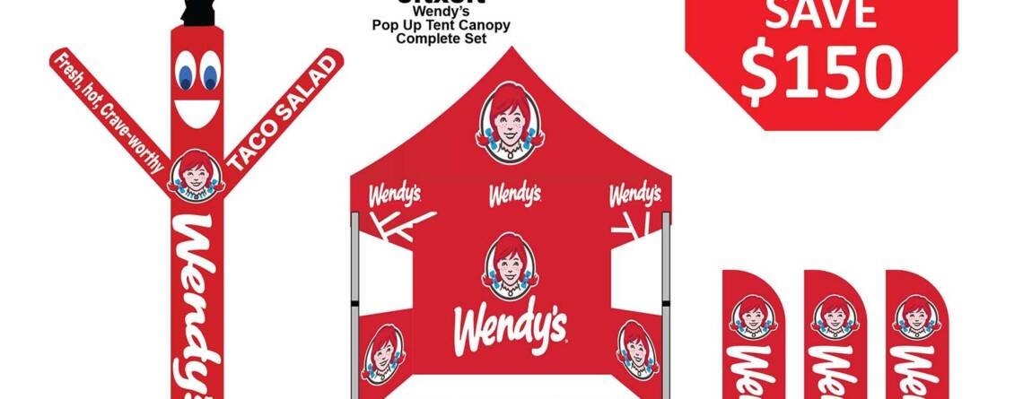 Wendy’s 5x5 Outdoor Marketing Deal Pack