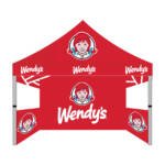 Wendy’s 10x10 Outdoor Advertising Canopy Tent