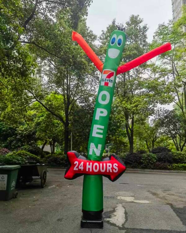 7-Eleven Inflatable Air Dancer with Arrow Sign