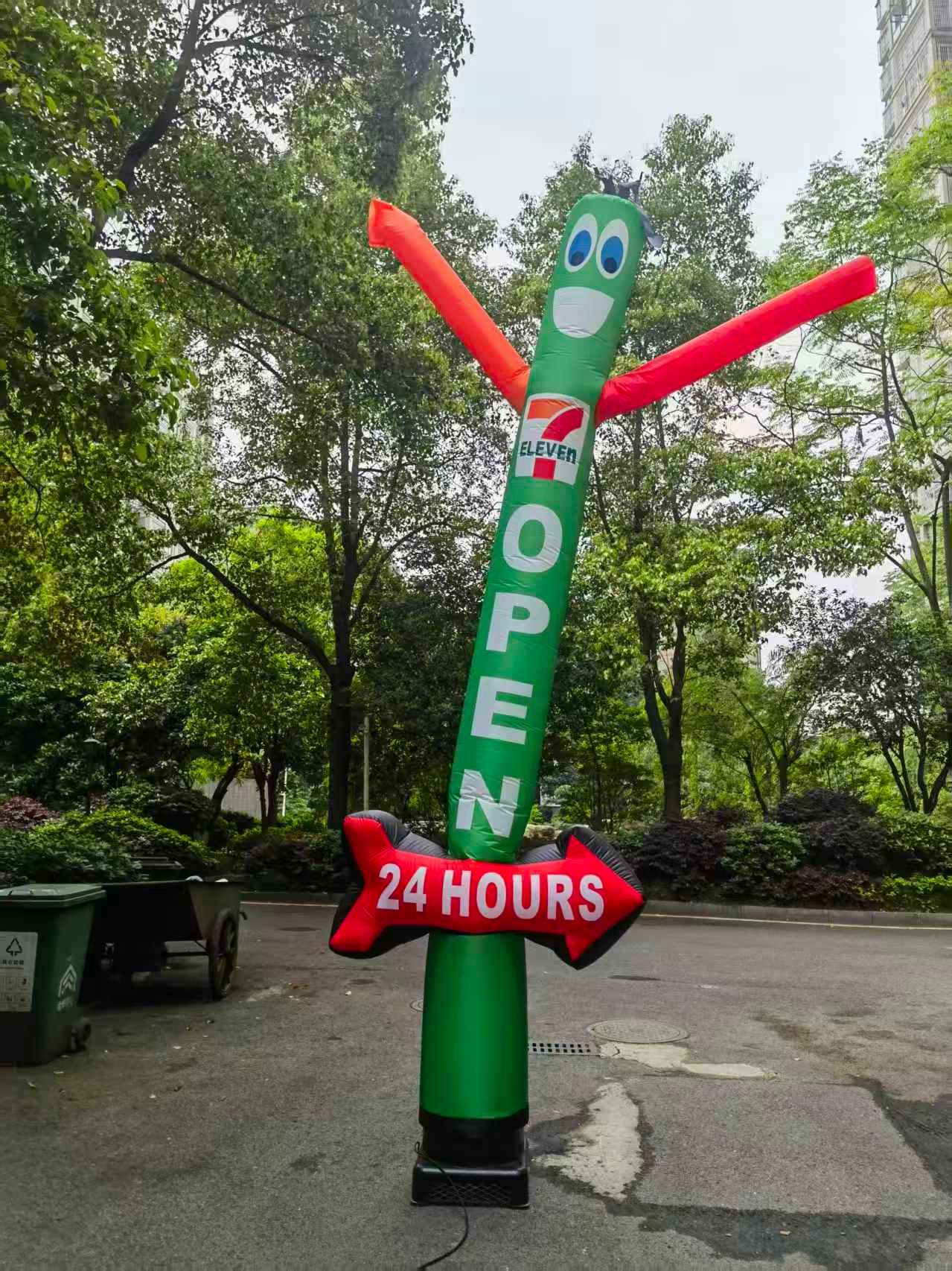 7-Eleven Inflatable Air Dancer with Arrow Sign