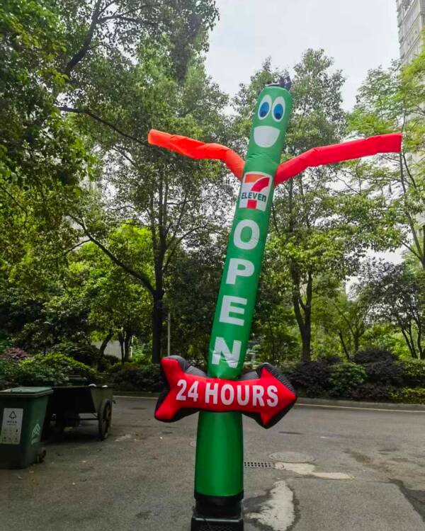 7-Eleven Inflatable Air Dancer with Arrow Sign