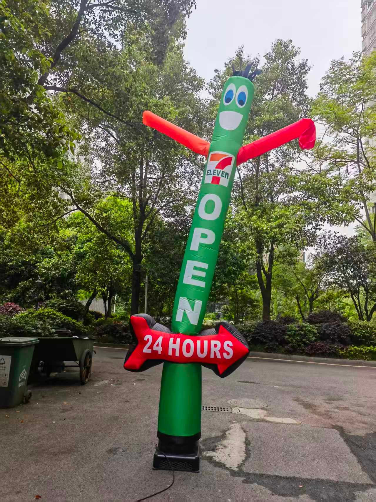 7-Eleven Inflatable Air Dancer with Arrow Sign