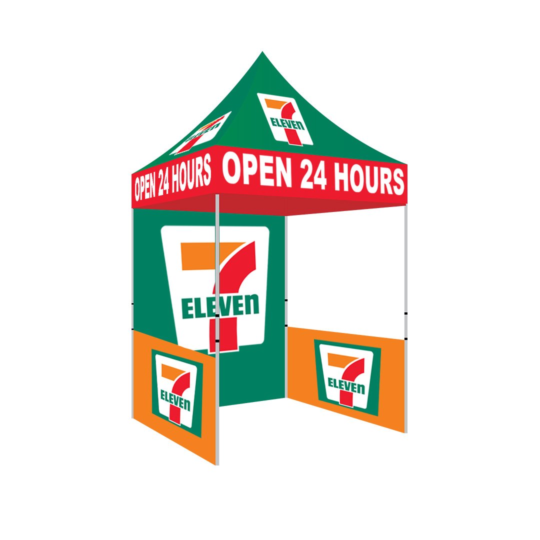 7-Eleven 5×5 Outdoor Advertising Canopy Tent