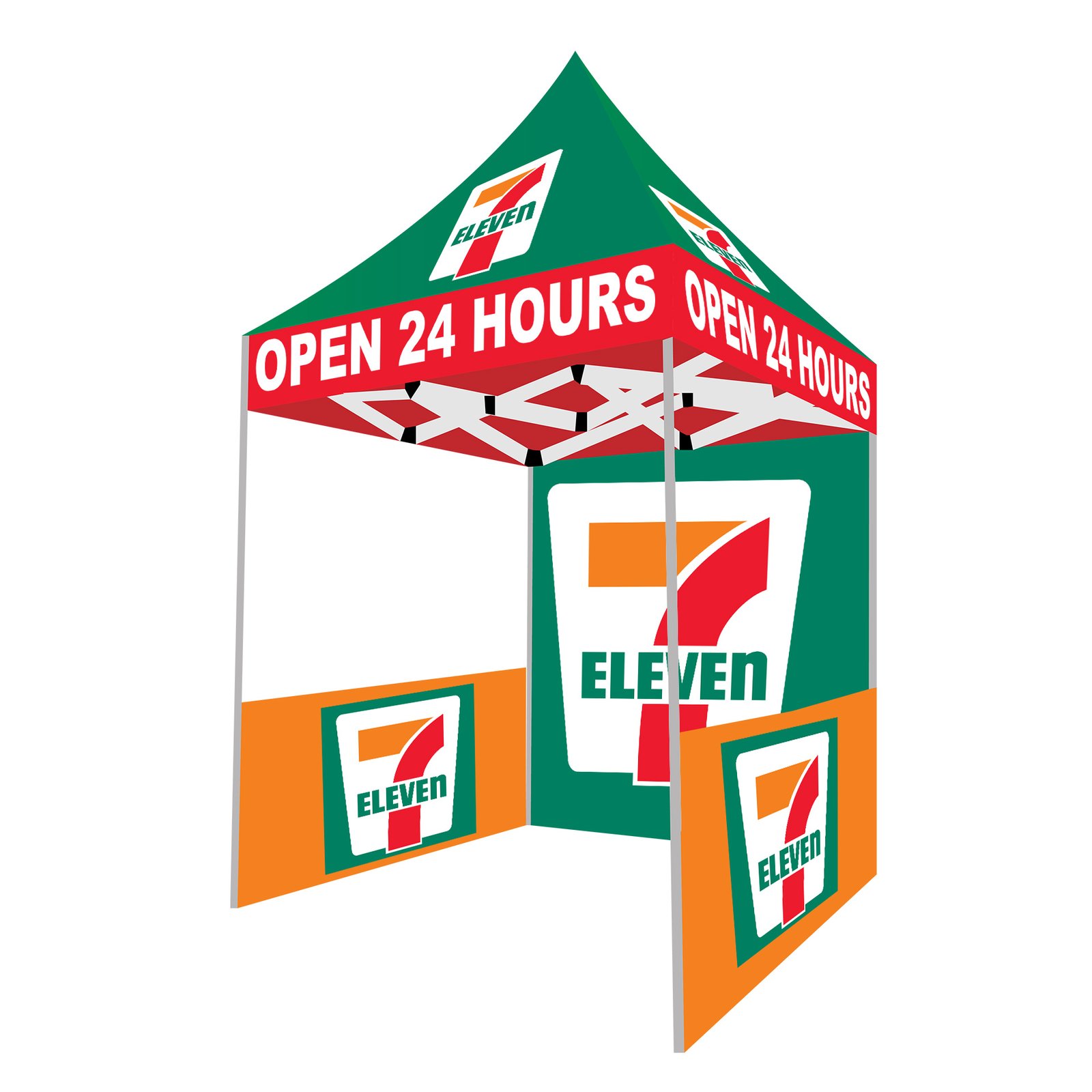 7-Eleven 5×5 Outdoor Advertising Canopy Tent