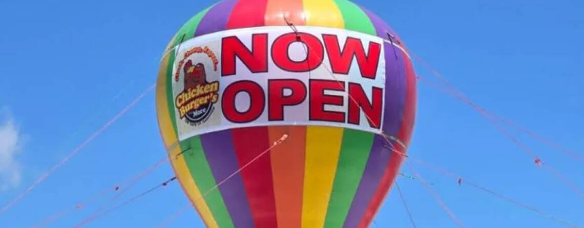 22ft Chicken Burger’s Advertising Balloon
