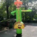 10ft Tacos Inflatable Tube Man