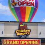 Chicken Burger Rooftop Inflatable Balloon