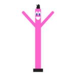 Solid Pink Color Air Dancers
