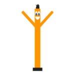 Solid Orange Air Dancer