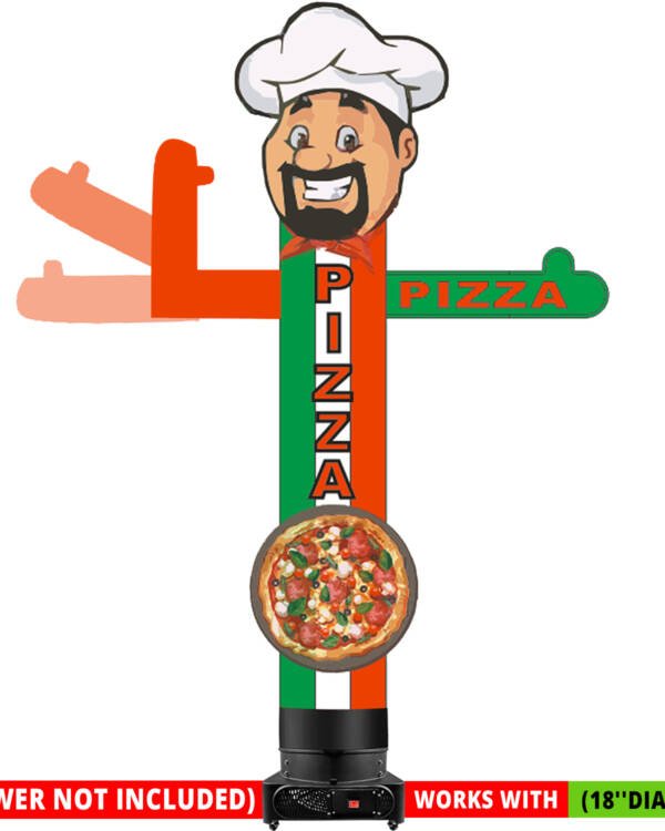 10ft Pizza Advertising Waving Sign – Compatible with 18-inch Diameter Blowers - Image 6