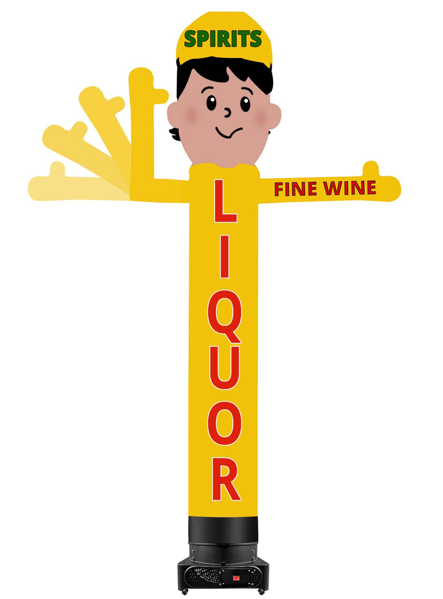 10ft Liquor Waving Men Inflatable