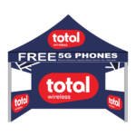 10x10 Total Wireless Canopy Tent Navy Blue