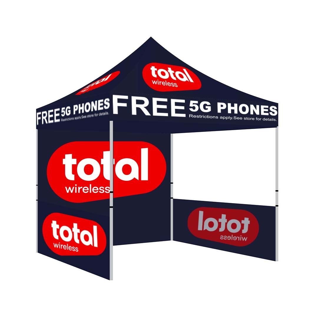 10×10 Total Wireless Canopy Tent Navy Blue