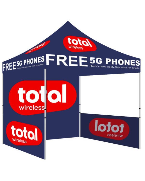 10x10 Total Wireless Canopy Tent Navy Blue