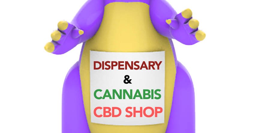 22ft Godzilla Dispensary Giant Outdoor Advertising Inflatable Balloon for Cannabis Stores, CBD Shops & Grand Openings
