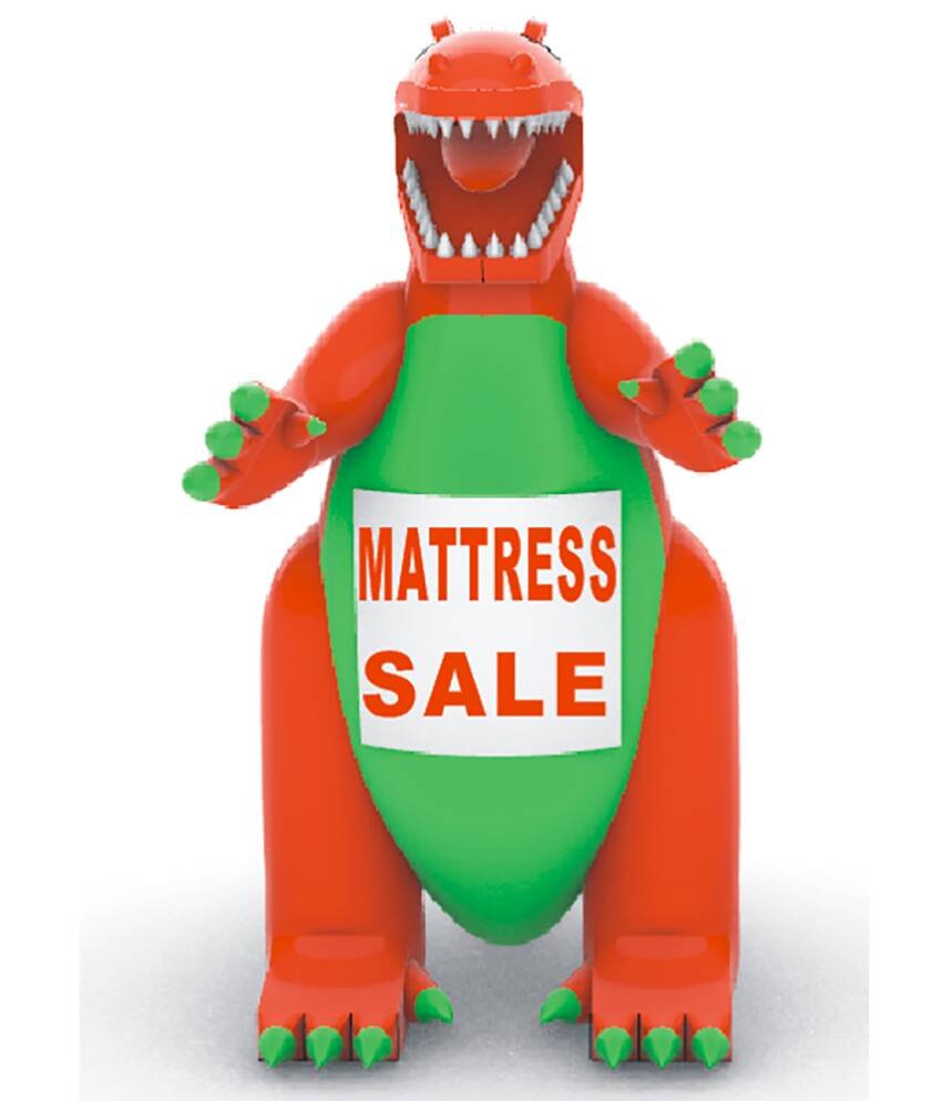 22ft Godzilla Mattress Sale Giant Advertising Inflatable Balloon