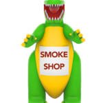 22ft Godzilla Smoke Shop Giant Outdoor Advertising Inflatable Balloon