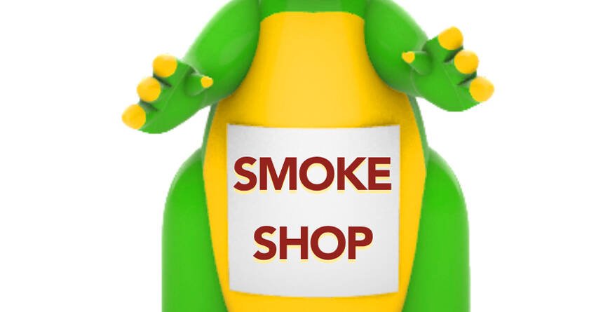 22ft Godzilla Smoke Shop Giant Outdoor Advertising Inflatable Balloon