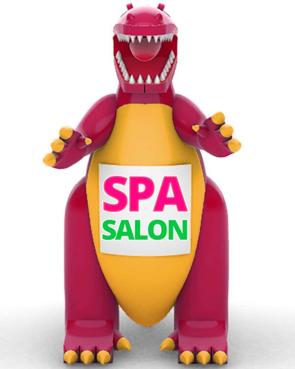 22ft Godzilla Spa Salon Advertising Inflatable