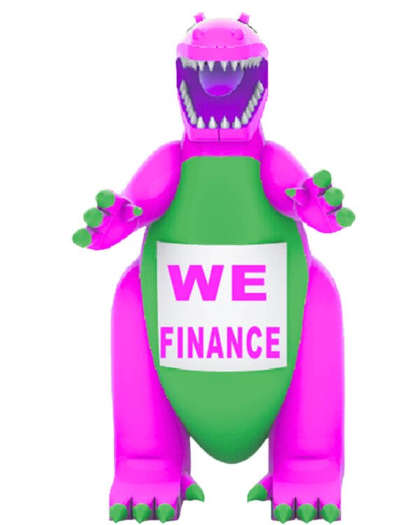 22ft Godzilla We Finance Giant Outdoor Advertising Inflatable Balloon 01
