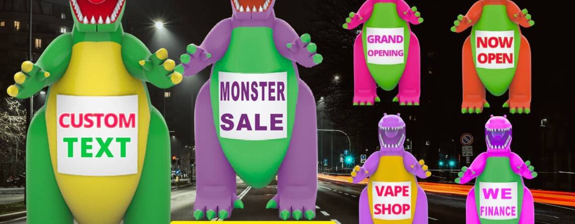Godzilla Outdoor Advertising Inflatable (3)