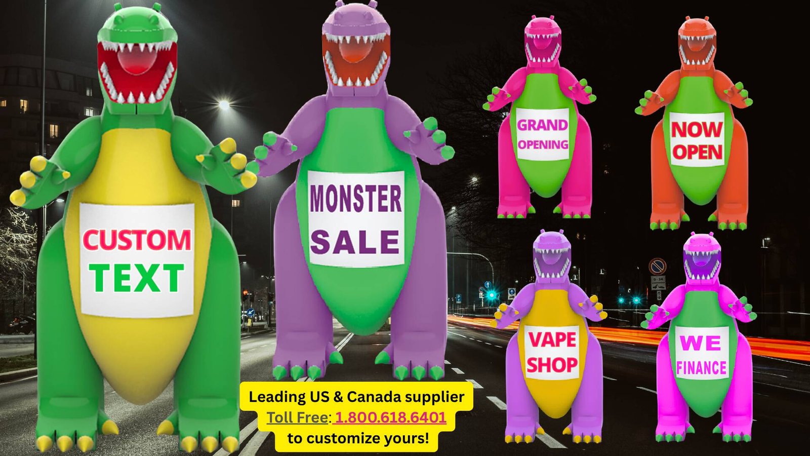 Godzilla Outdoor Advertising Inflatable (3)