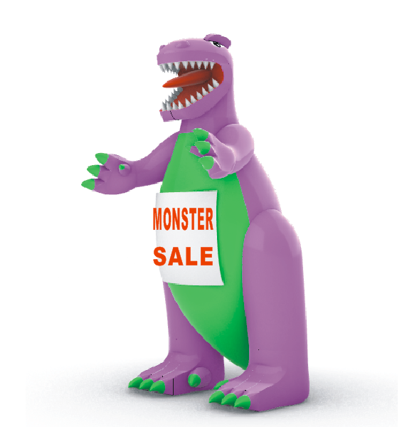 22ft Godzilla Monster Giant Advertising Inflatable Balloon