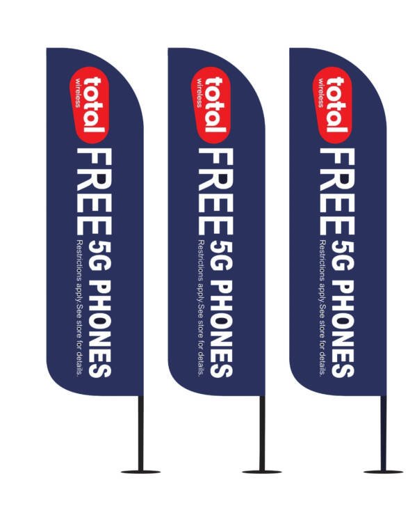 12ft Outdoor Advertising Feather Flags