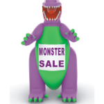 22ft Godzilla Monster Giant Advertising Inflatable Balloon