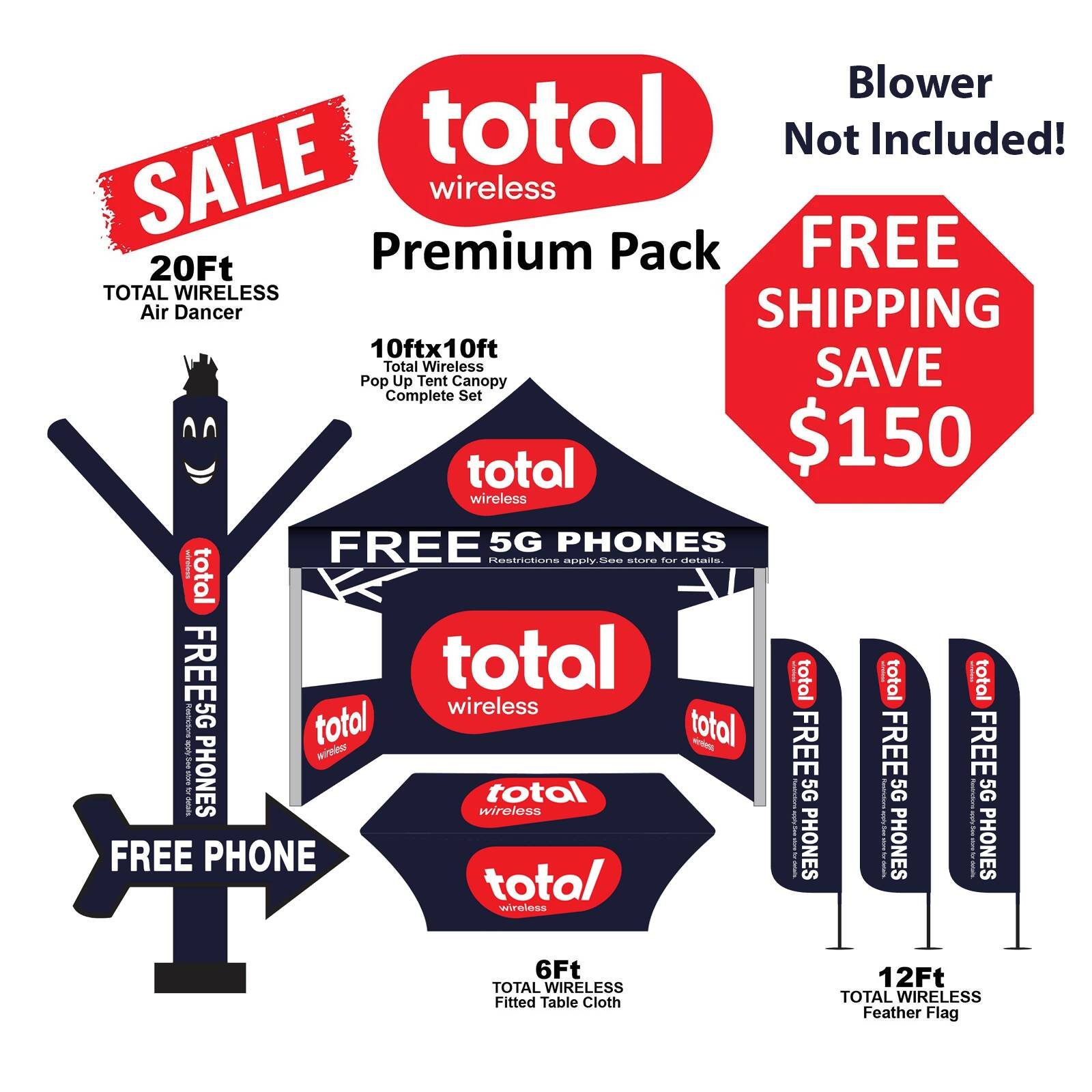 Total-Wireless-–-5G-PHONES-Advertising-Premium-Pack-With-10×10-Tent-Navy-Blue