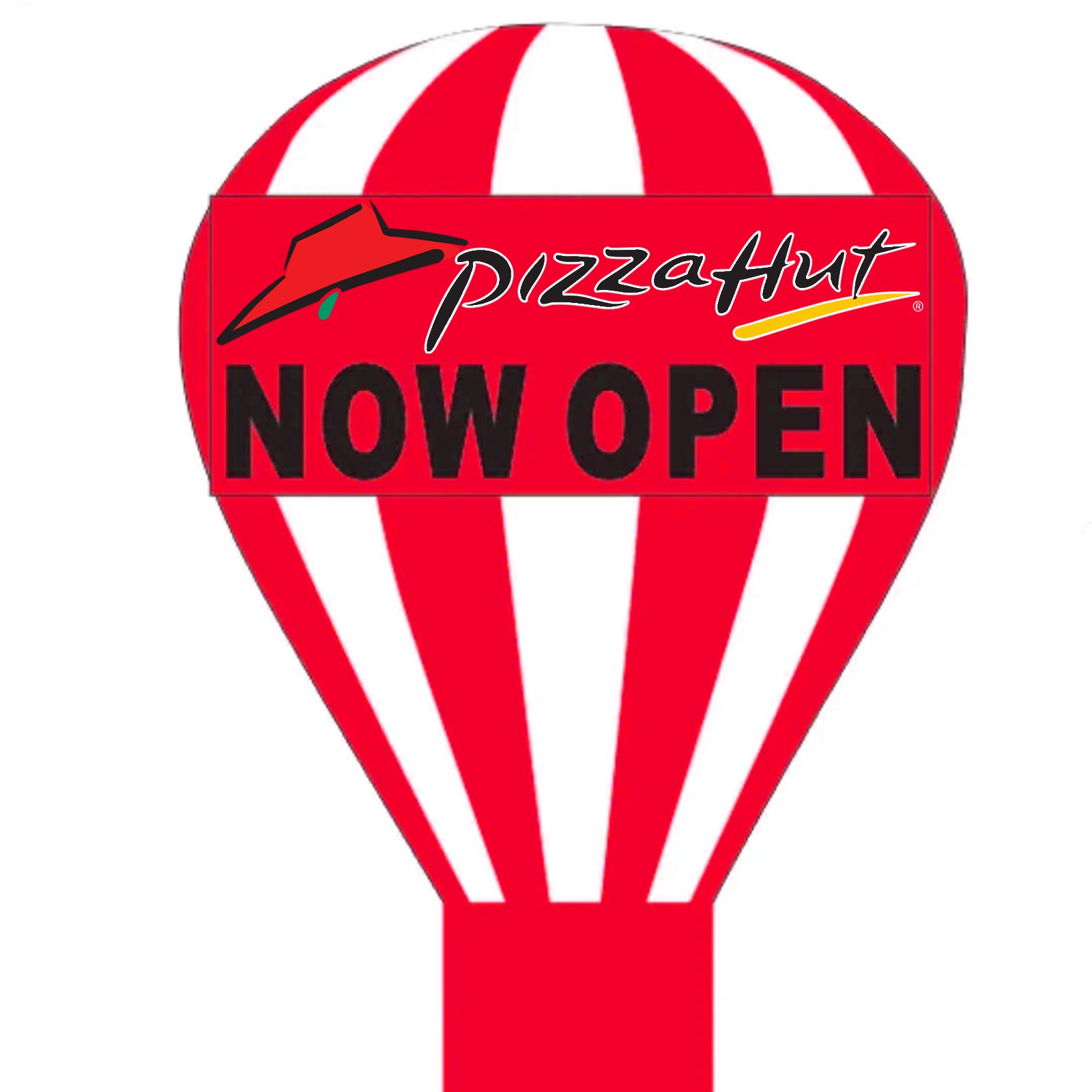 Pizza Hut 22ft Giant Rooftop Advertising Balloon
