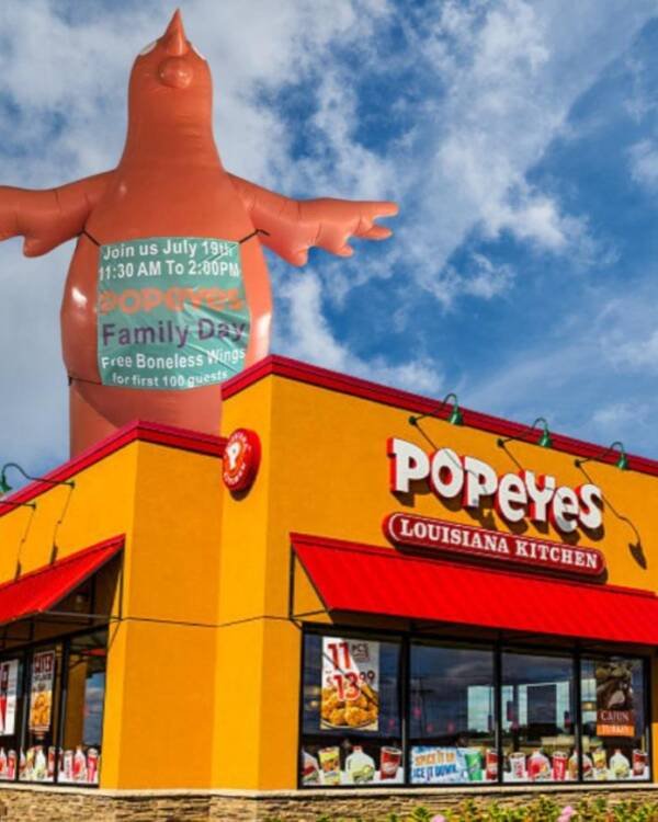 Bigger Chicken, Bigger Crowds — Blow Up Your Brand with a 22ft Balloon!
