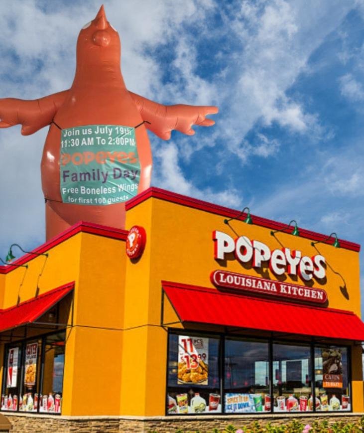 Bigger Chicken, Bigger Crowds — Blow Up Your Brand with a 22ft Balloon!