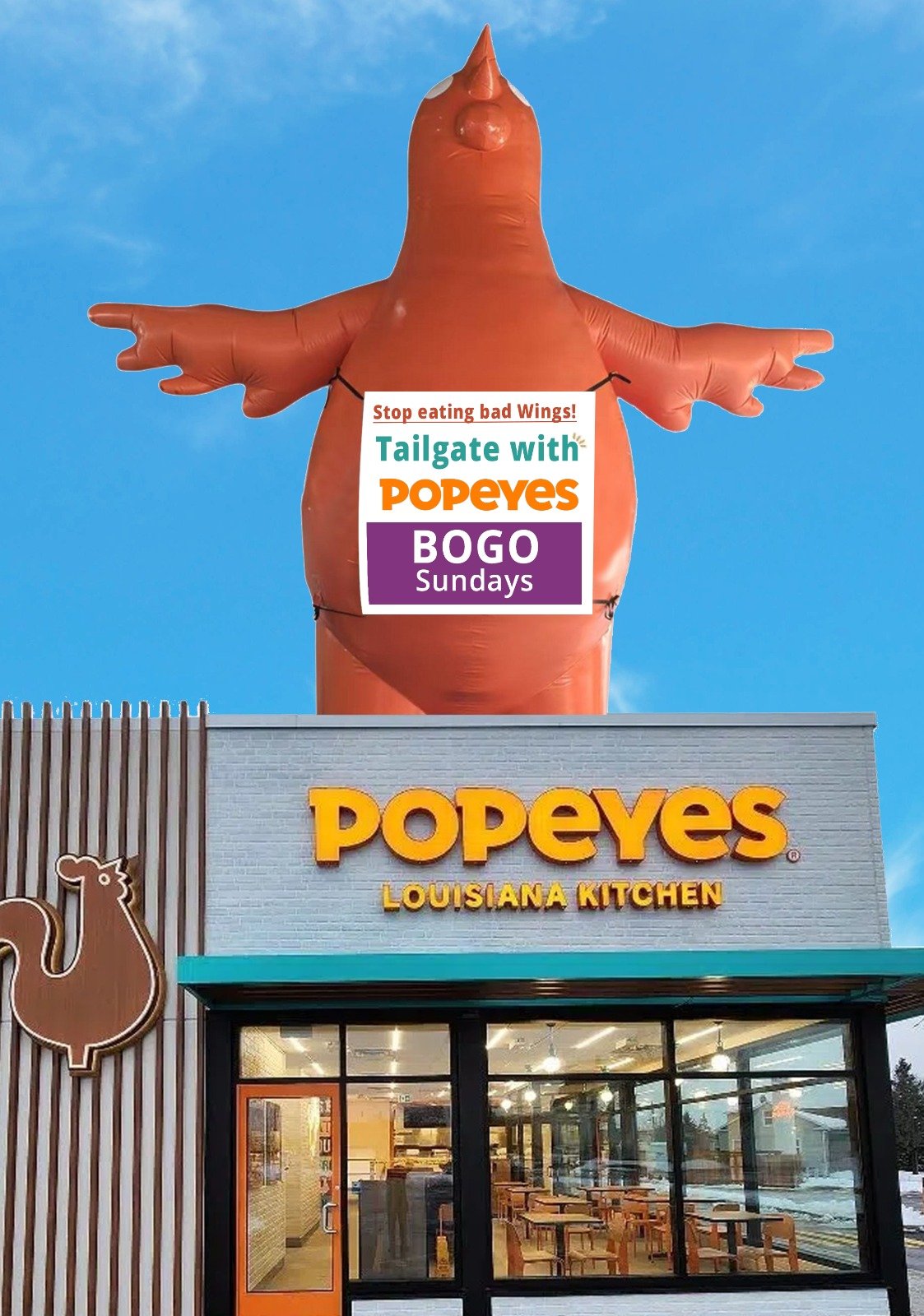 Bigger Chicken, Bigger Crowds — Blow Up Your Brand with a 22ft Balloon!