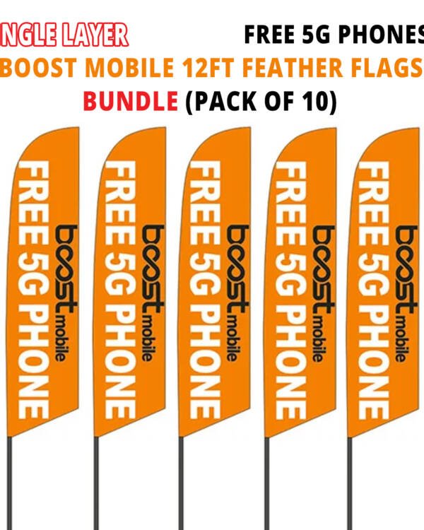 Single-Layer-12ft-Boost-Mobile-Pack-of-10