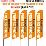 Single-Layer-12ft-Boost-Mobile-Pack-of-5