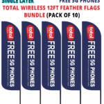 Single-Layer-12ft-Total-Wireless-Deep-Blue-Pack-of-10