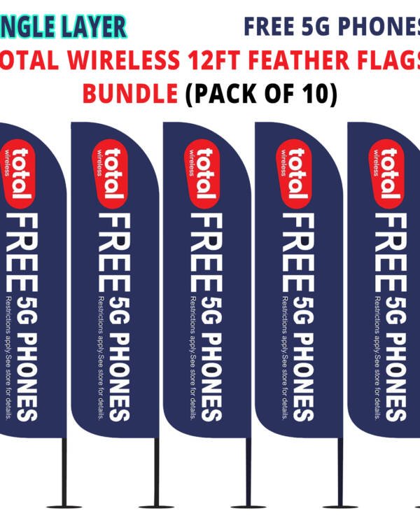 Single-Layer-12ft-Total-Wireless-Deep-Blue-Pack-of-10