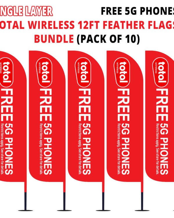 Single-Layer-12ft-Total-Wireless-Red-Pack-of-10