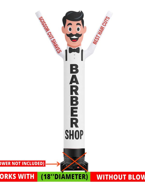 10ft Barber Shop Waving Man Inflatable