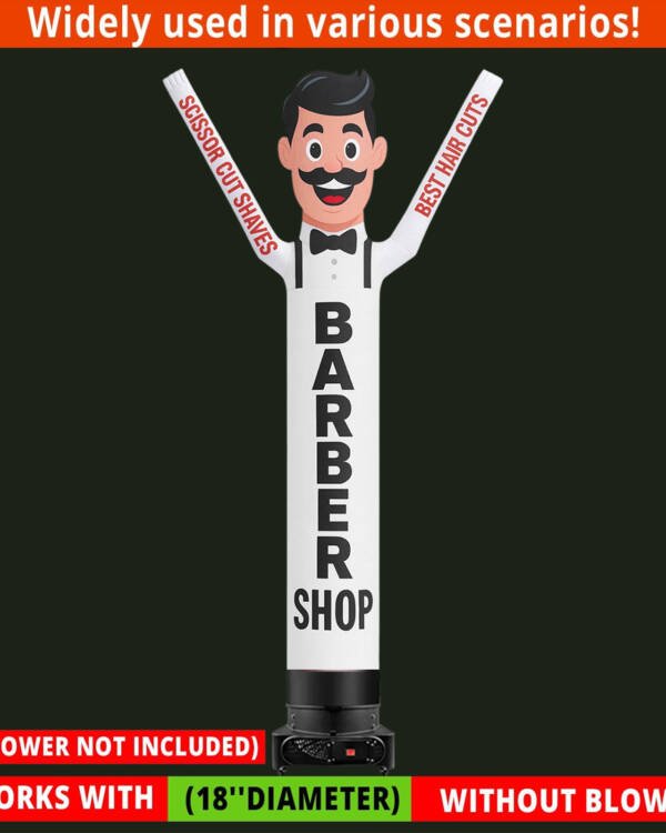 10ft Barber Shop Waving Man Inflatable